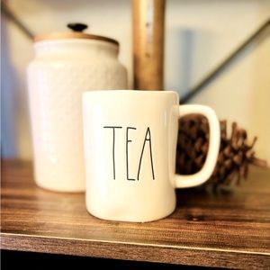 Rae Dunn TEA Mug Farmhouse Artisan Collection by Magenta Long Letters